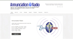 Desktop Screenshot of annunciationradio.com